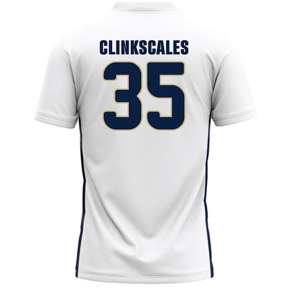 Akron - NCAA Women's Lacrosse : Jaelyn Clinkscales - White Lacrosse Jersey