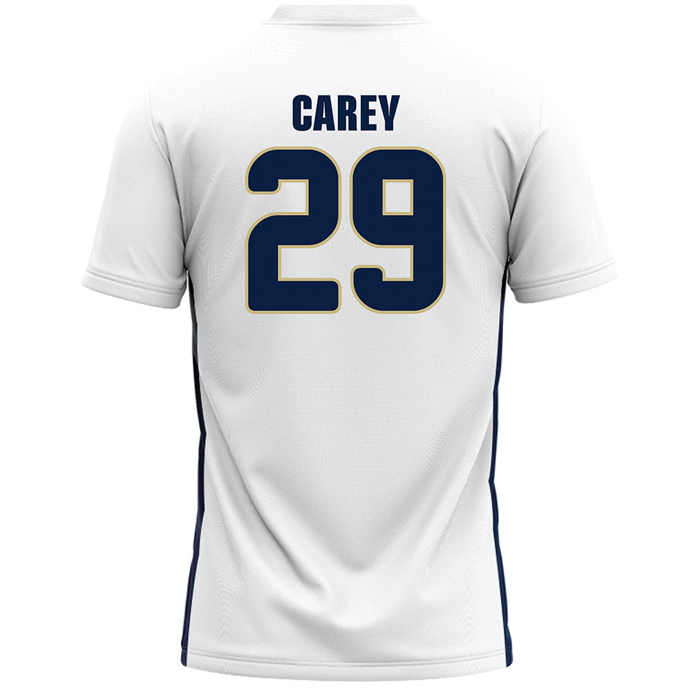 Akron - NCAA Women's Lacrosse : Heather Carey - White Lacrosse Jersey-1