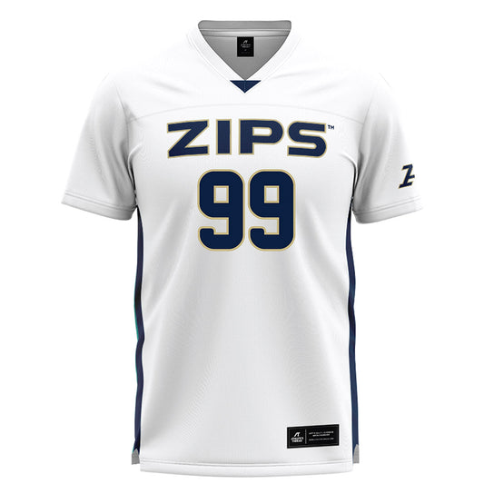 Akron - NCAA Women's Lacrosse : Adrianna Califano - White Lacrosse Jersey