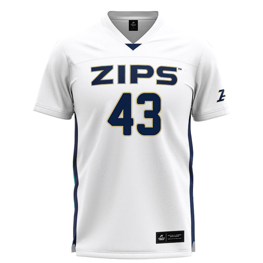 Akron - NCAA Women's Lacrosse : Alyssa Perez - White Lacrosse Jersey-0
