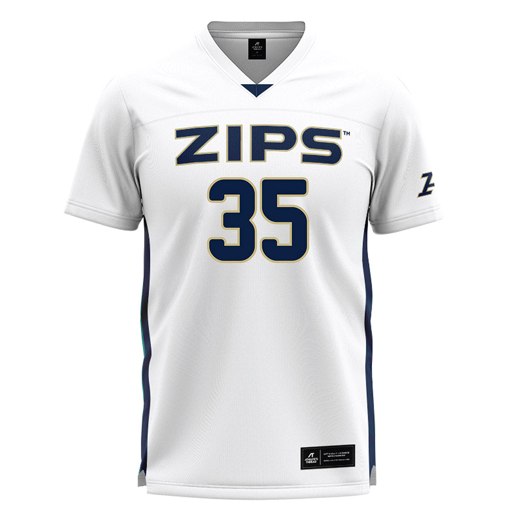 Akron - NCAA Women's Lacrosse : Jaelyn Clinkscales - White Lacrosse Jersey