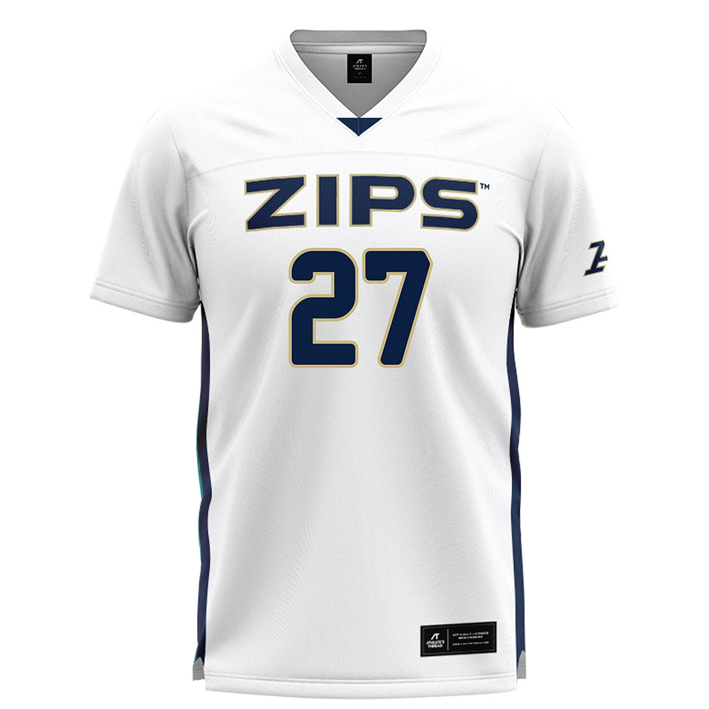 Akron - NCAA Women's Lacrosse : Lily Barra - White Lacrosse Jersey-0
