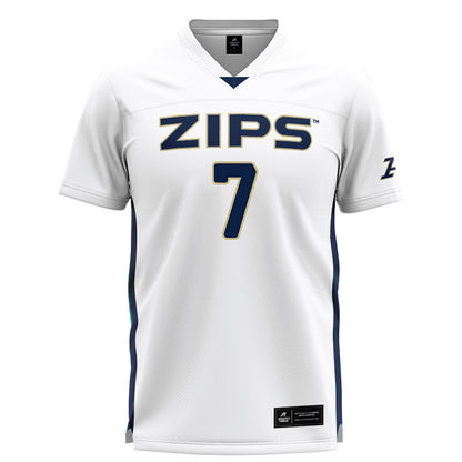Akron - NCAA Women's Lacrosse : Olivia Martelon - White Lacrosse Jersey-0