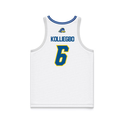 Delaware - NCAA Women's Basketball : Safiatu Kolliegbo - White Basketball Jersey-1