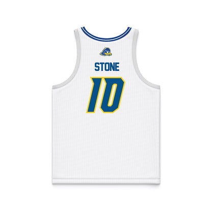 Delaware - NCAA Women's Basketball : Elle Stone - White Basketball Jersey-1