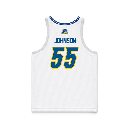 Delaware - NCAA Women's Basketball : Gianna Johnson - White Basketball Jersey