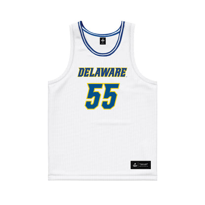 Delaware - NCAA Women's Basketball : Gianna Johnson - White Basketball Jersey