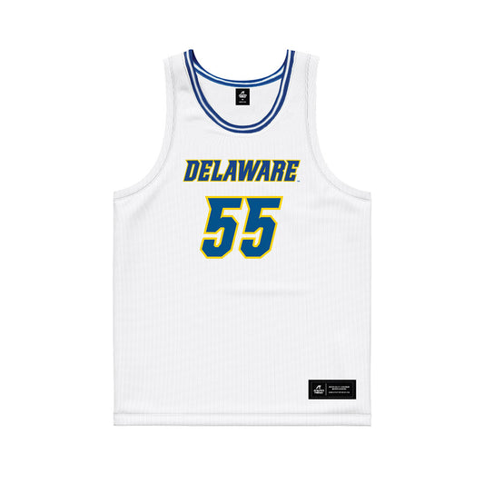 Delaware - NCAA Women's Basketball : Gianna Johnson - White Basketball Jersey