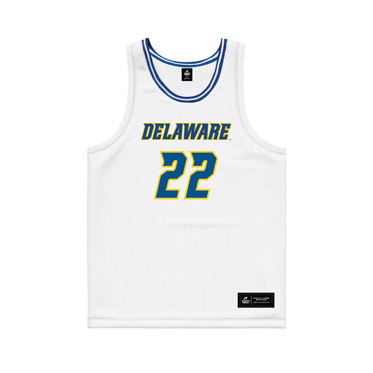 Delaware - NCAA Women's Basketball : Arantxa Portalez - White Basketball Jersey-0