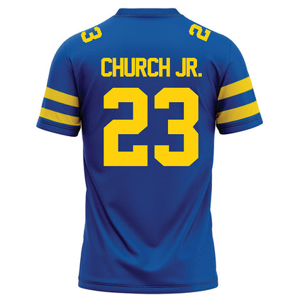 Delaware - NCAA Football : Shawn Church Jr. - Blue Football Jersey-1
