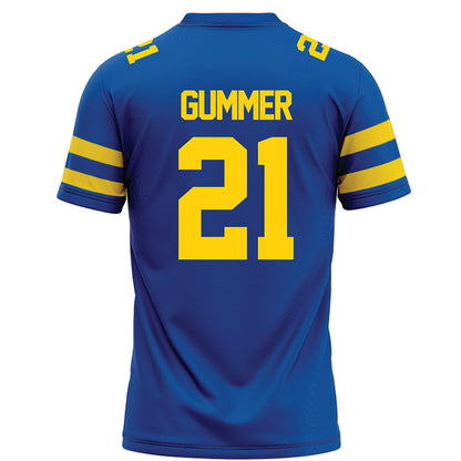 Delaware - NCAA Football : Trenton Gummer - Blue Football Jersey-1