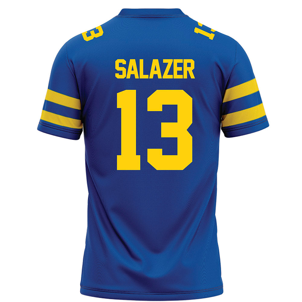 Delaware - NCAA Football : Ty Salazer - Blue Football Jersey-1