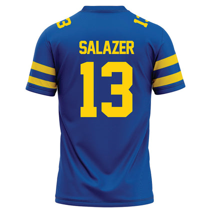 Delaware - NCAA Football : Ty Salazer - Blue Football Jersey-1