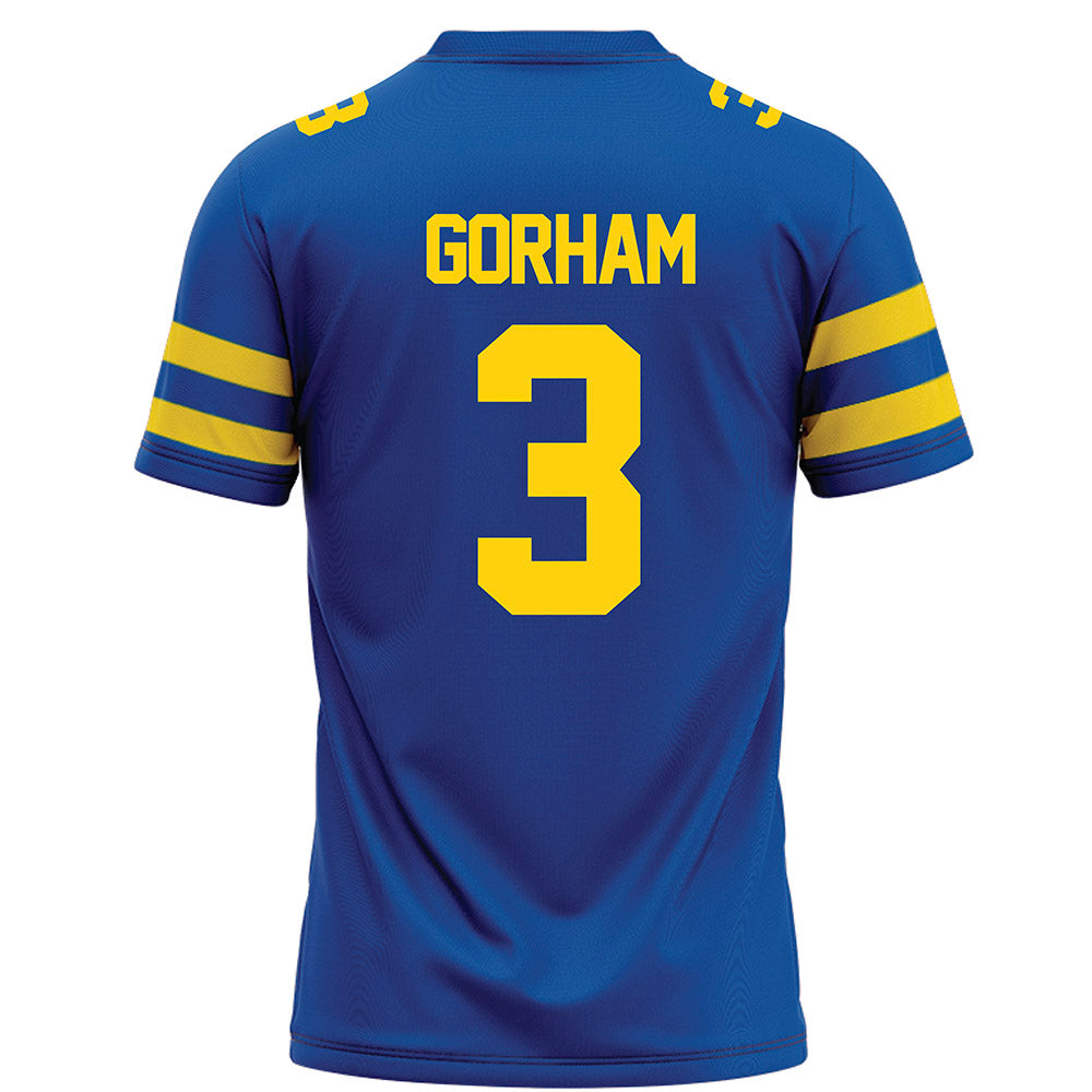 Delaware - NCAA Football : Brandon Gorham - Blue Football Jersey-1