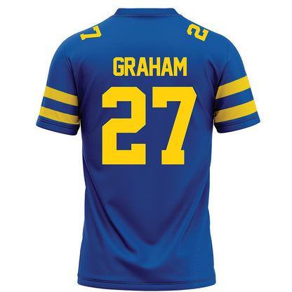 Delaware - NCAA Football : AJ Graham - Blue Football Jersey-1
