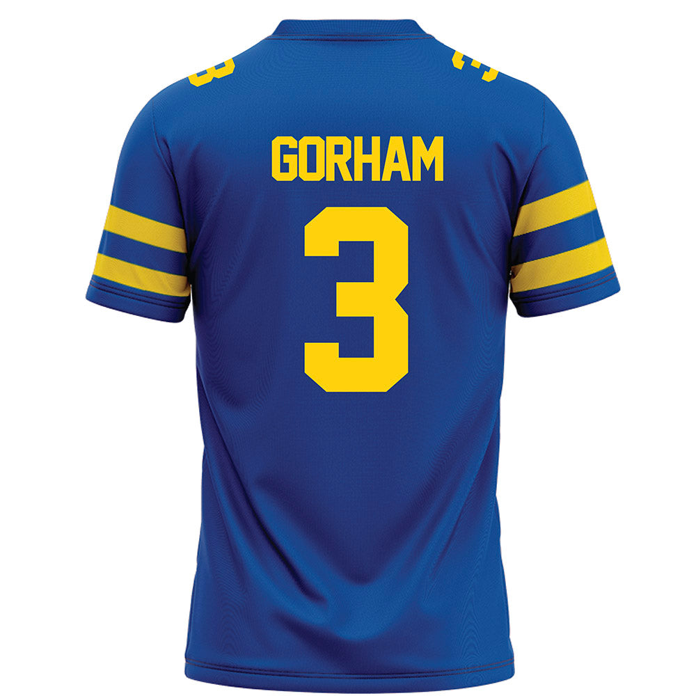 Delaware - NCAA Football : Brandon Gorham - Blue Football Jersey-1