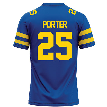 Delaware - NCAA Football : Jared Porter - Blue Football Jersey-1