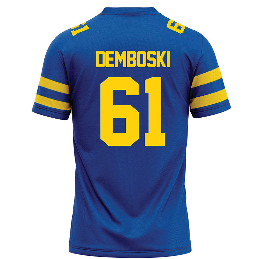 Delaware - NCAA Football : Steven Demboski - Blue Football Jersey-1