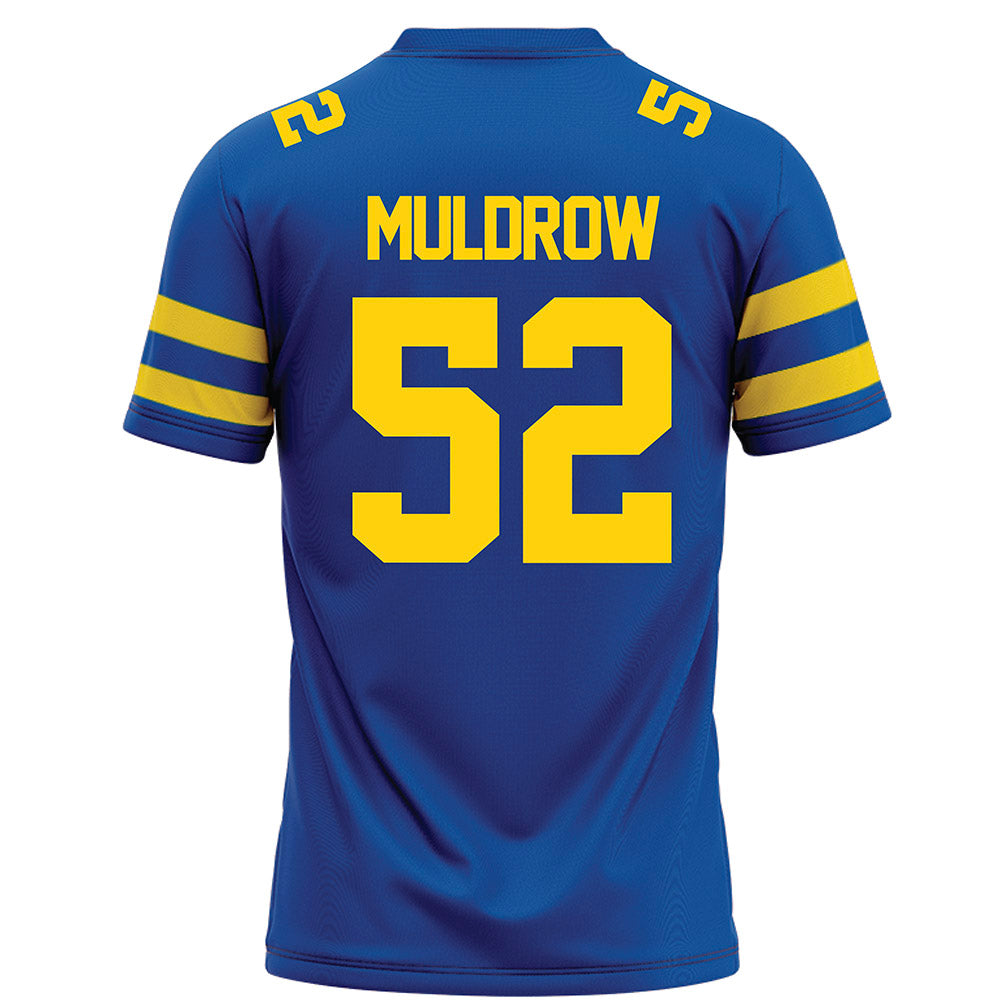 Delaware - NCAA Football : Miles Muldrow - Blue Football Jersey-1