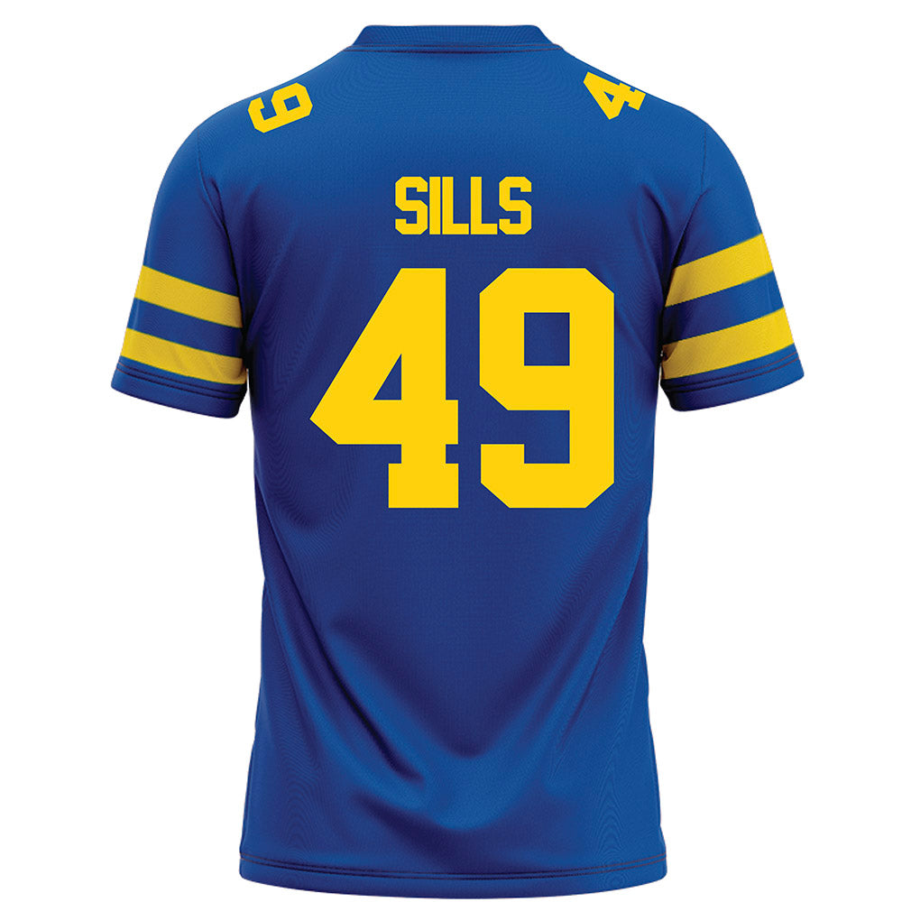 Delaware - NCAA Football : Maddox Sills - Blue Football Jersey-1