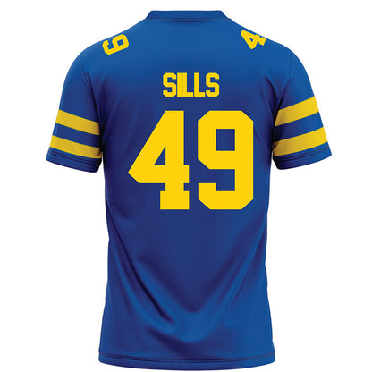 Delaware - NCAA Football : Maddox Sills - Blue Football Jersey-1