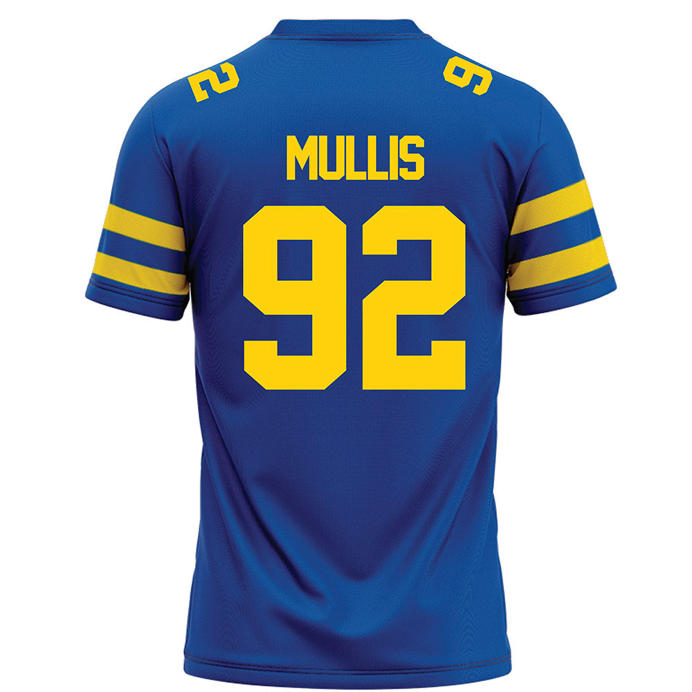Delaware - NCAA Football : Kason Mullis - Blue Football Jersey-1