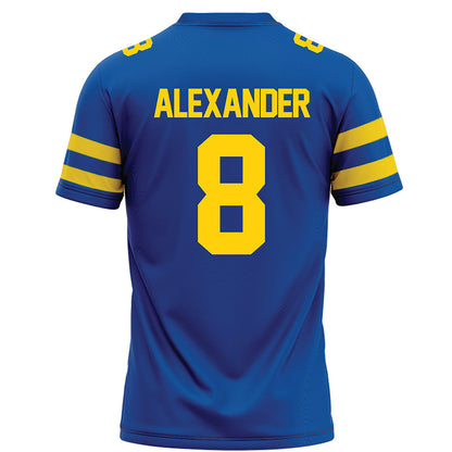 Delaware - NCAA Football : Jaquise Alexander - Blue Football Jersey-1