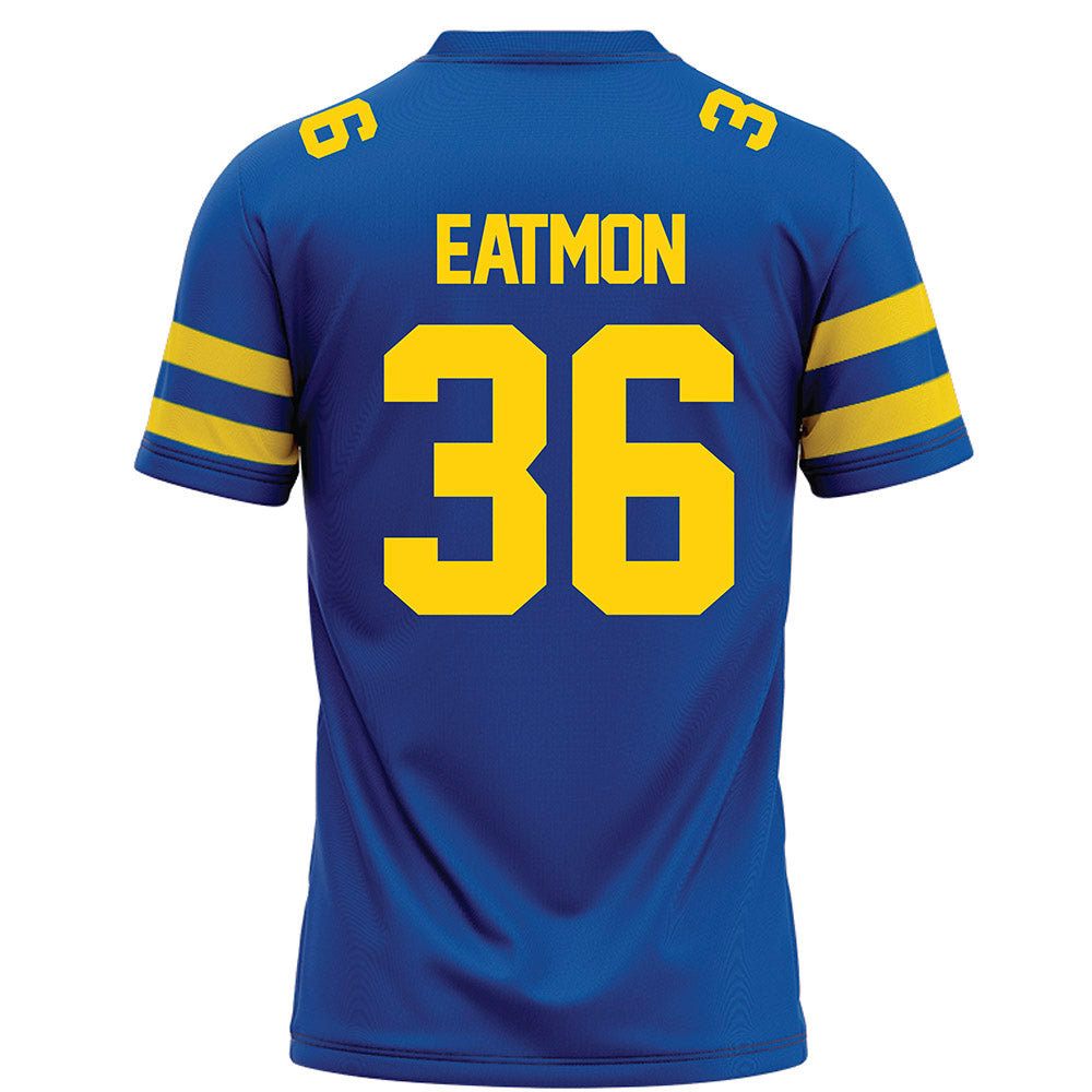 Delaware - NCAA Football : Nasir Eatmon - Blue Football Jersey-1