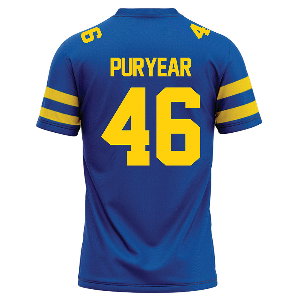 Delaware - NCAA Football : Julius Puryear - Blue Football Jersey-1