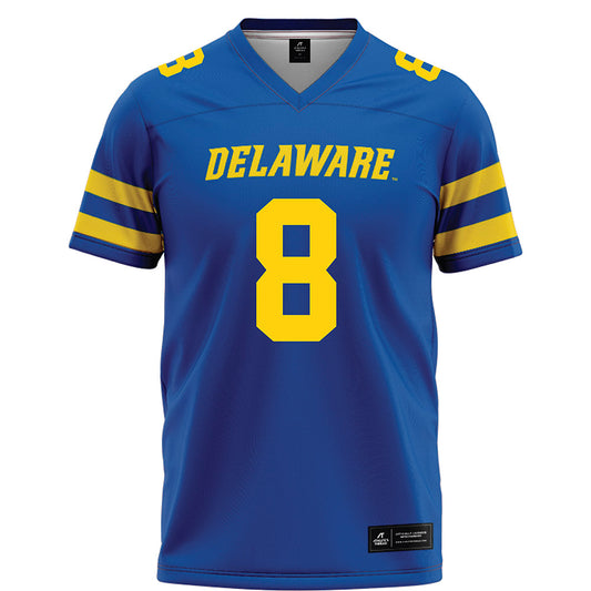 Delaware - NCAA Football : Jaquise Alexander - Blue Football Jersey-0