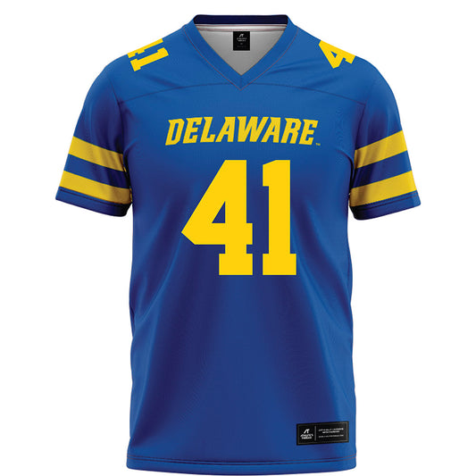 Delaware - NCAA Football : David Oravetz - Blue Football Jersey-0