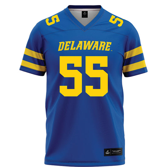 Delaware - NCAA Football : Dylan Stewart - Blue Football Jersey-0
