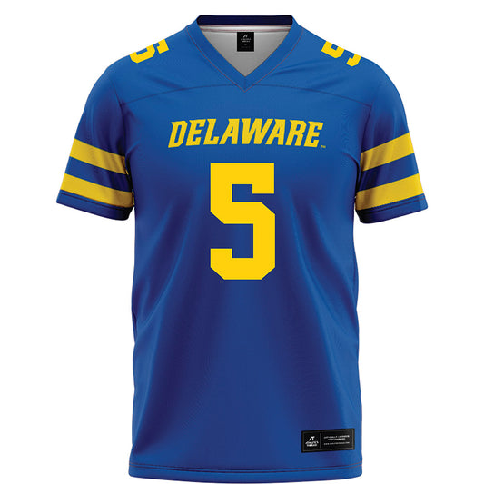 Delaware - NCAA Football : Da'Wain Lofton - Blue Football Jersey-0