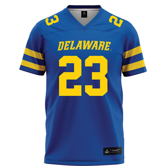 Delaware - NCAA Football : Shawn Church Jr. - Blue Football Jersey-0
