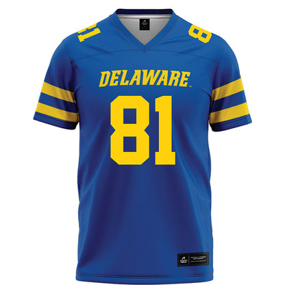 Delaware - NCAA Football : Jake Blum - Blue Football Jersey-0