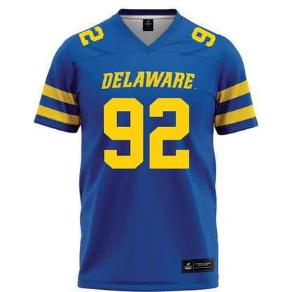 Delaware - NCAA Football : Kason Mullis - Blue Football Jersey-0