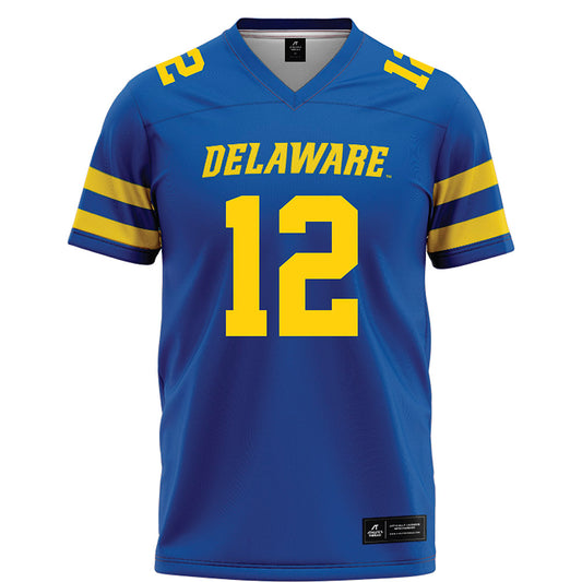 Delaware - NCAA Football : Joshua Humes - Blue Football Jersey-0