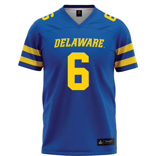 Delaware - NCAA Football : Kshawn Cox - Blue Football Jersey-0