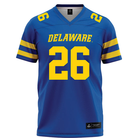 Delaware - NCAA Football : Greg Spiller - Blue Football Jersey-0