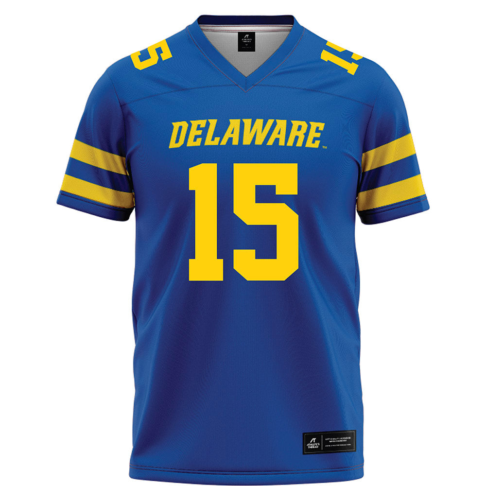Delaware - NCAA Football : Rowen Walsh - Blue Football Jersey-0