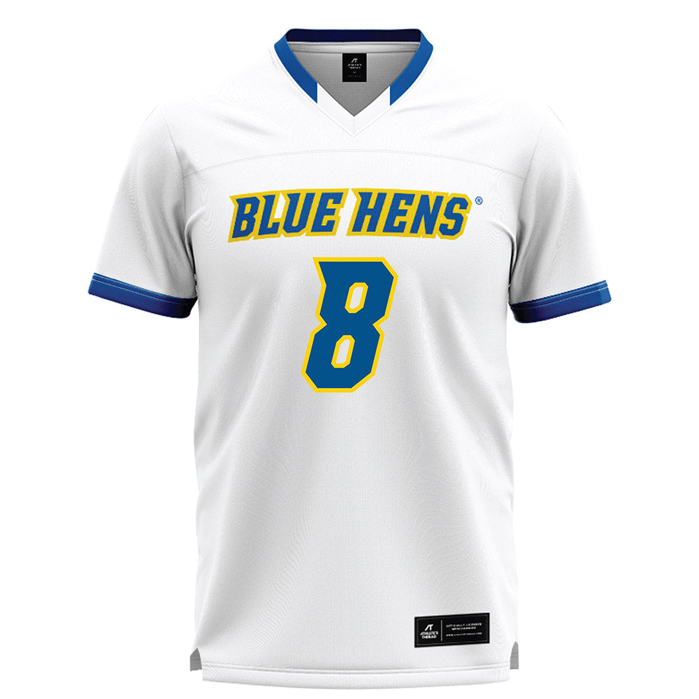 Delaware - NCAA Men's Lacrosse : TJ Gravante - White Lacrosse Jersey -0