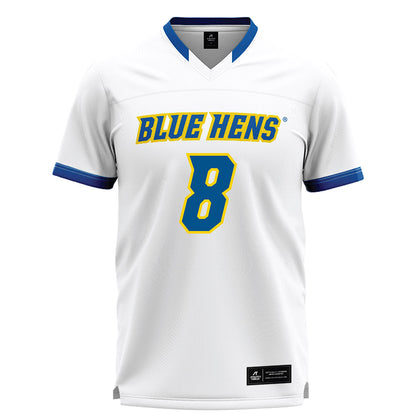 Delaware - NCAA Men's Lacrosse : TJ Gravante - White Lacrosse Jersey -0