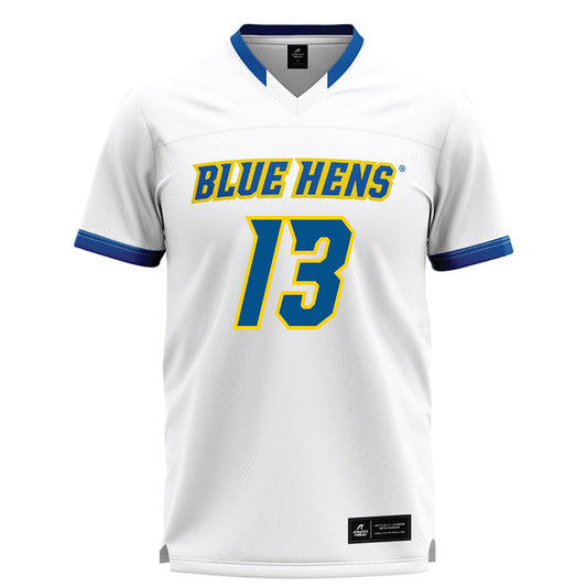 Delaware - NCAA Men's Lacrosse : Cole Samburg - White Lacrosse Jersey-0