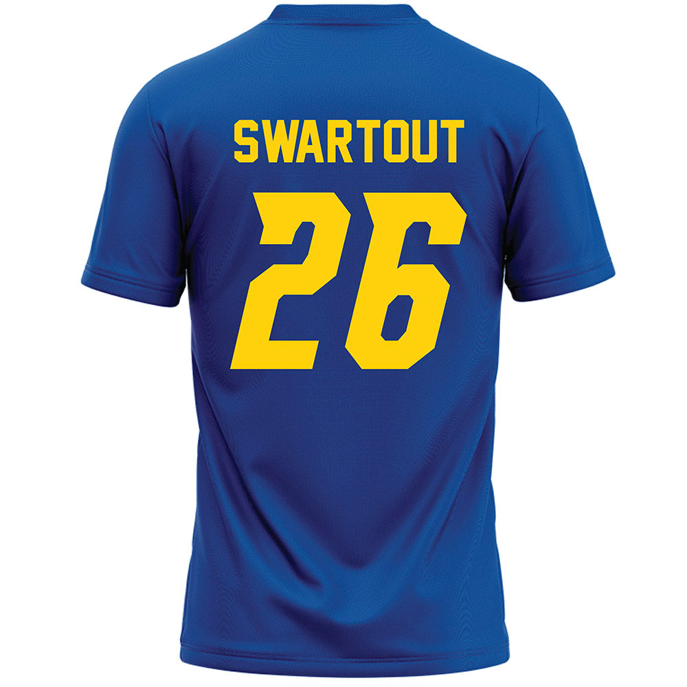 Delaware - NCAA Women's Lacrosse : Alison Swartout - Blue Lacrosse Jersey -1