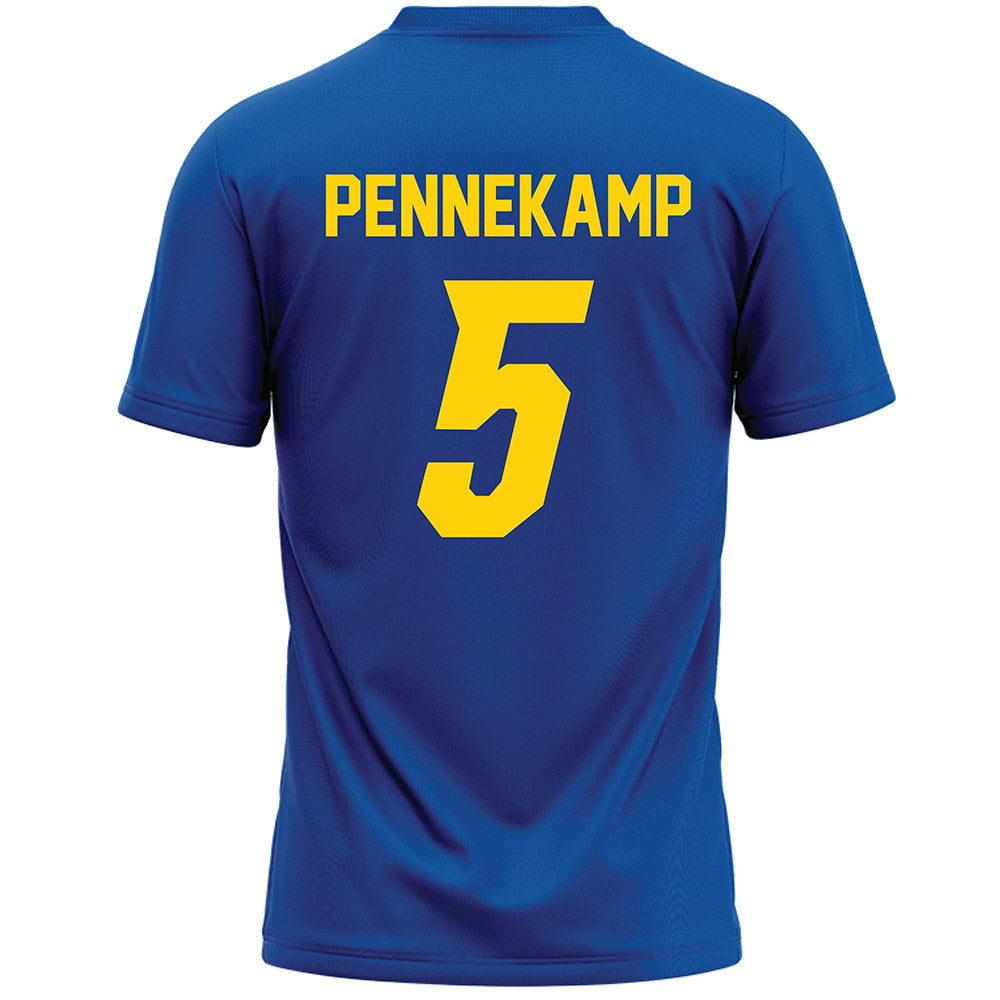 Delaware - NCAA Women's Lacrosse : Katie Pennekamp - Blue Lacrosse Jersey -1