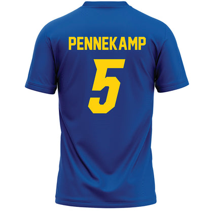 Delaware - NCAA Women's Lacrosse : Katie Pennekamp - Blue Lacrosse Jersey -1
