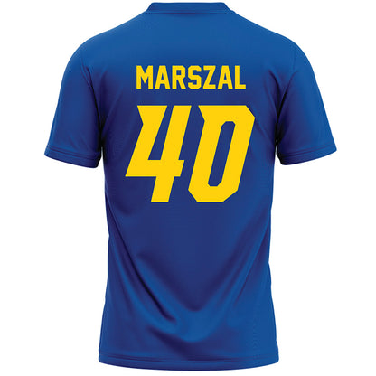 Delaware - NCAA Women's Lacrosse : Steph Marszal - Blue Lacrosse Jersey -1