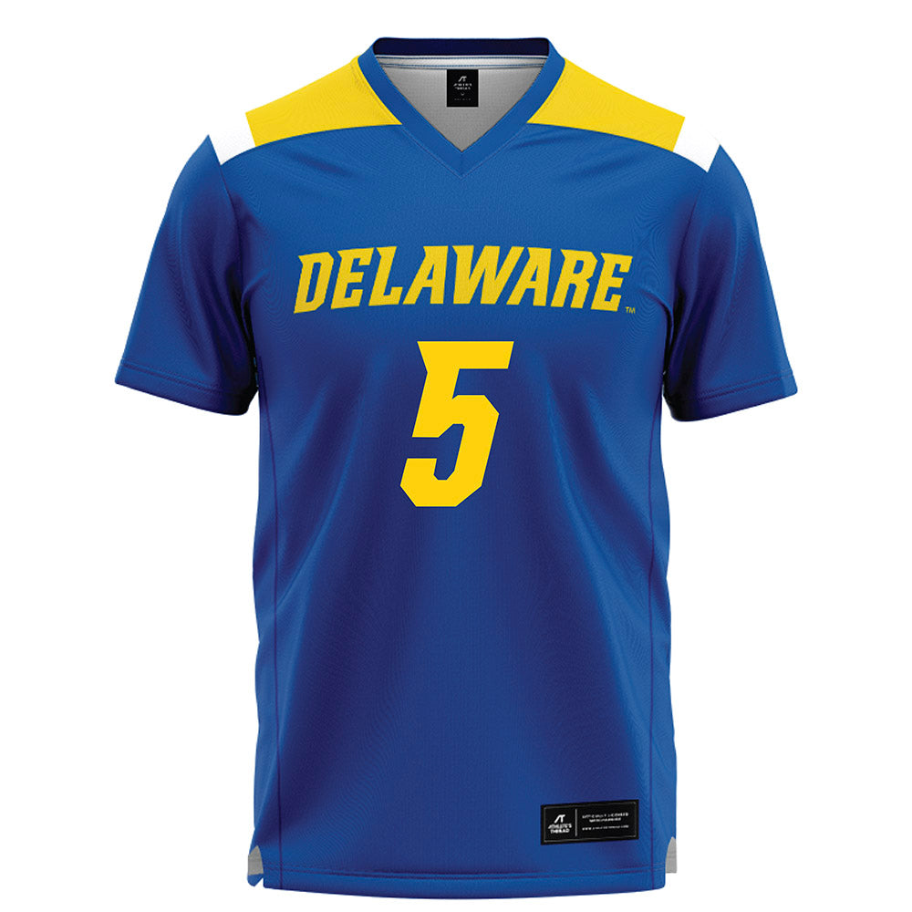 Delaware - NCAA Women's Lacrosse : Katie Pennekamp - Blue Lacrosse Jersey -0