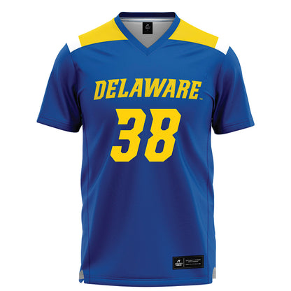 Delaware - NCAA Women's Lacrosse : Lara Hoeflich - Blue Lacrosse Jersey -0