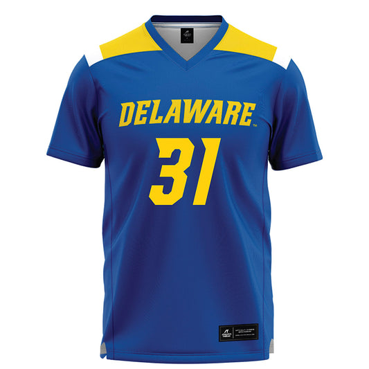 Delaware - NCAA Women's Lacrosse : Maddie George - Blue Lacrosse Jersey -0